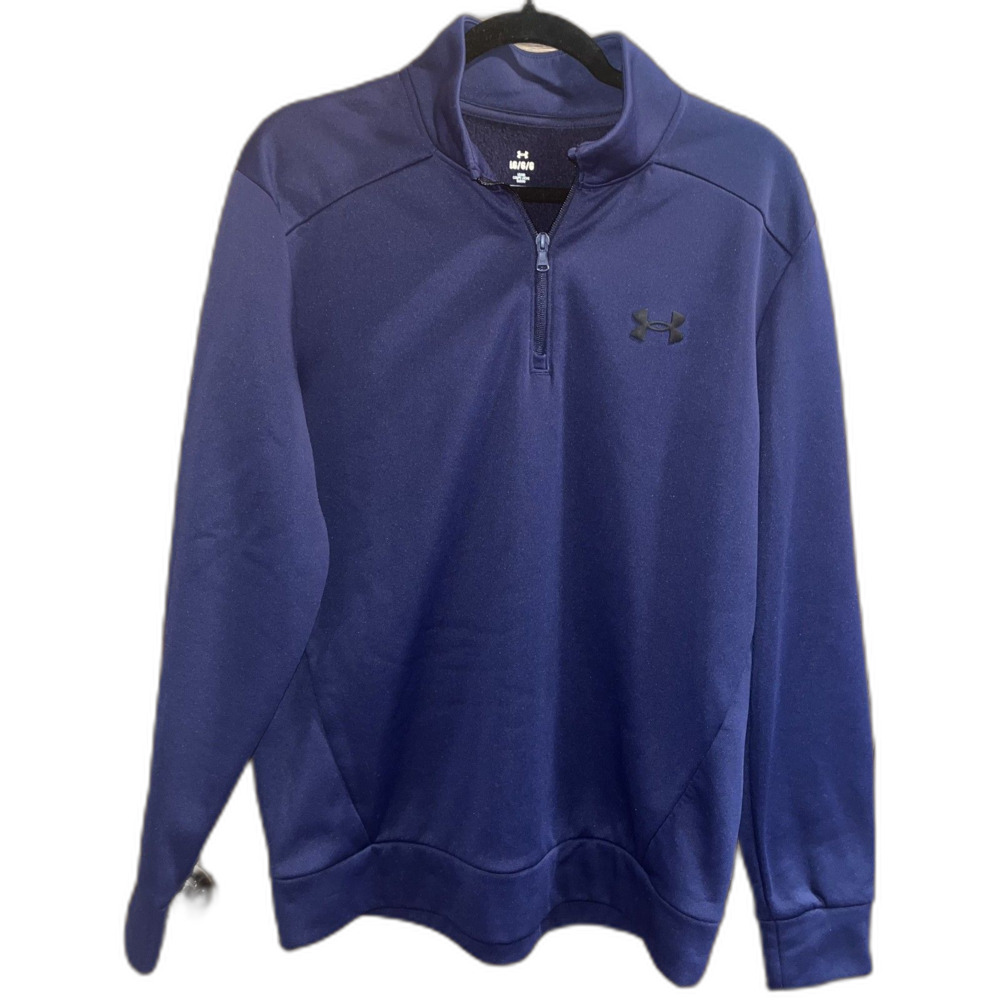 Adidas Quarterzip Lightweight Pullover Navy Athletic Gym Casual men's L
